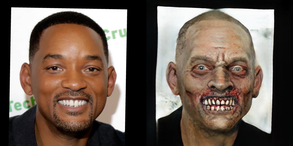 Will Smith as a Zombie